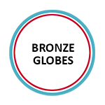 Bronze Globes Sculptures